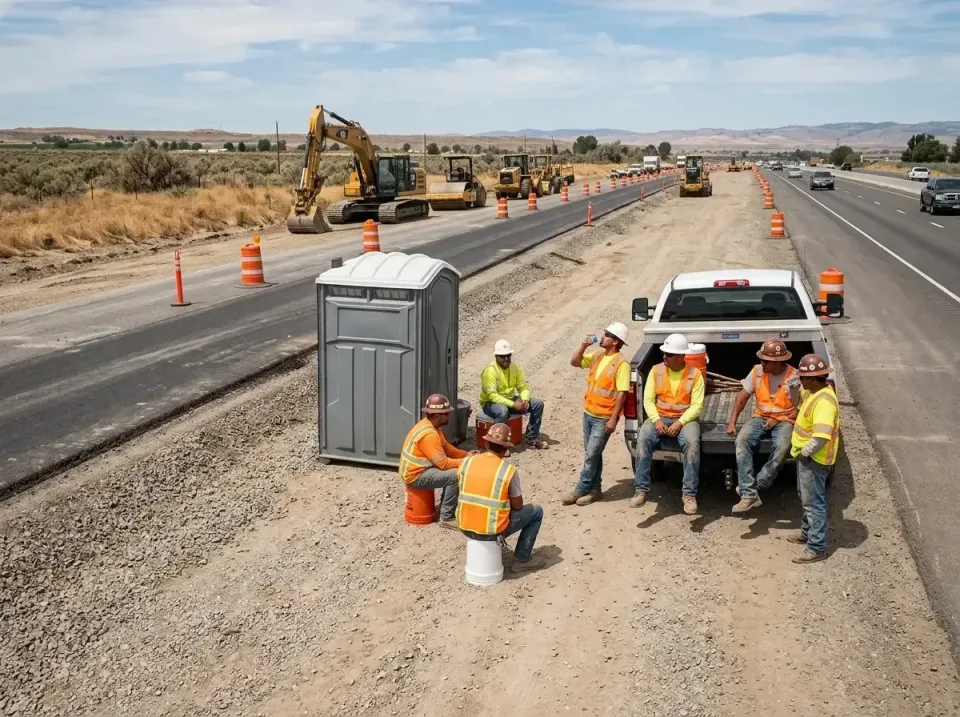 highway-road-construction-crew-007 — frequently asked questions, Porta Potty and Restroom Rentals in Butler Beach, FL